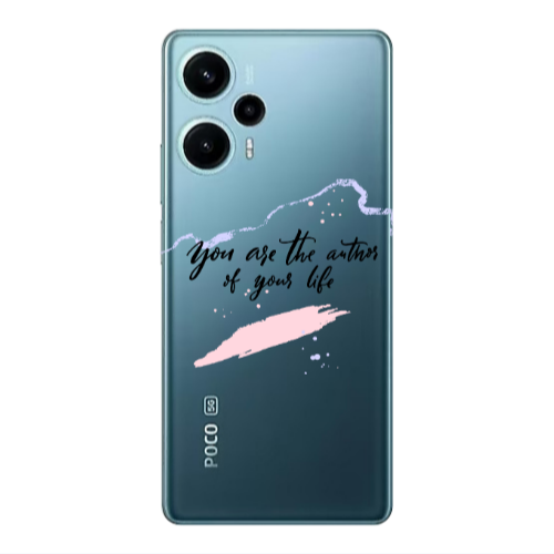 Xiaomi Poco F5 You are the authors Transparent Silicone TPU Θήκη
