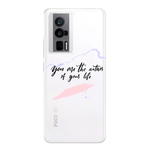 Xiaomi Poco F5 Pro You are the authors Transparent Silicone TPU Θήκη