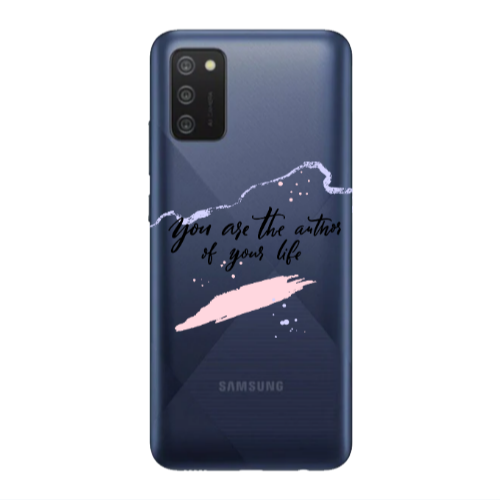 Samsung A02s You are the authors Transparent Silicone TPU Θήκη