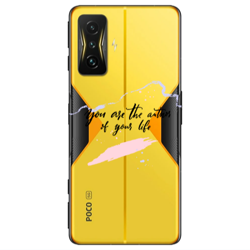 Xiaomi Poco F4 Gt You are the authors Transparent Silicone TPU Θήκη