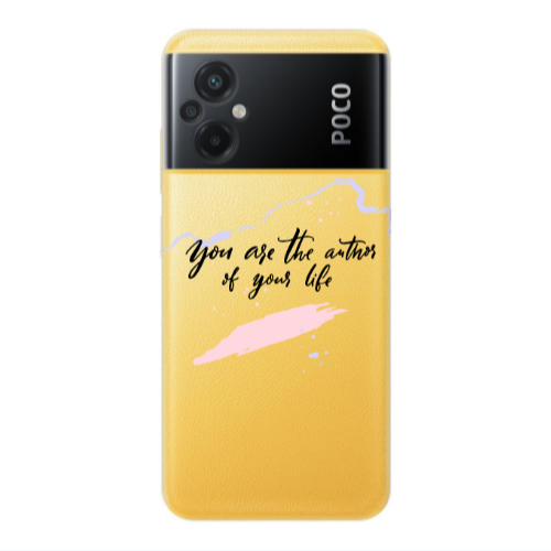 Xiaomi Poco M5 You are the authors Transparent Silicone TPU Θήκη