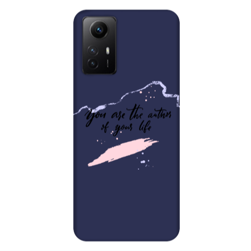 Xiaomi Redmi Note 12s You are the authors Dark blue Colored Silicone TPU Θήκη