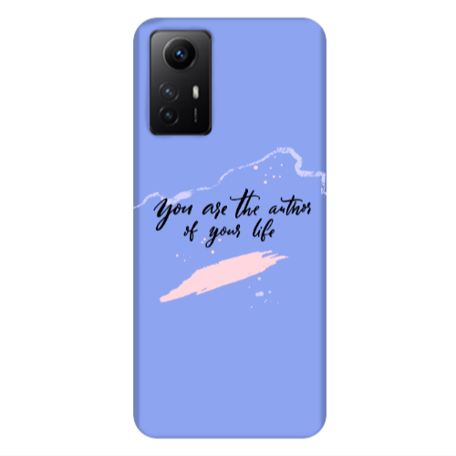Xiaomi Redmi Note 12s You are the authors Light Purple Colored Silicone TPU Θήκη