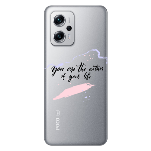 Xiaomi Poco X4 GT You are the authors Transparent Silicone TPU Θήκη