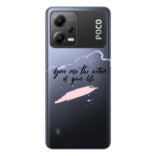 Xiaomi Poco X5 You are the authors Transparent Silicone TPU Θήκη