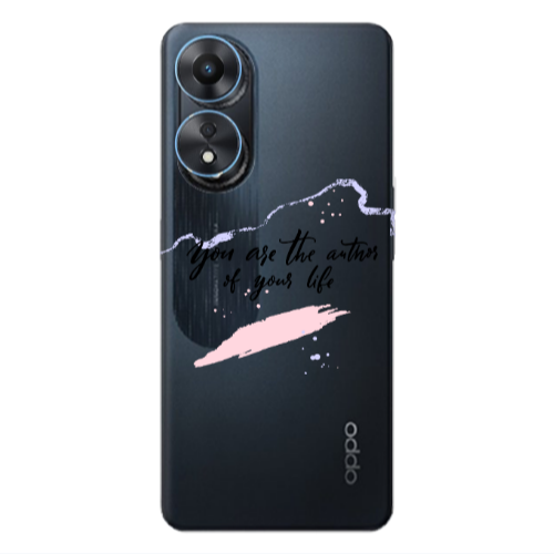 Oppo A 98 You are the authors Transparent Silicone TPU Θήκη