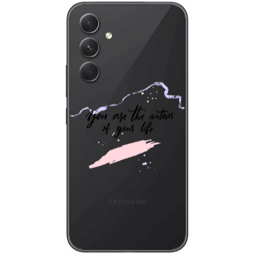 Samsung Galaxy A25 You are the authors Transparent Silicone TPU Θήκη