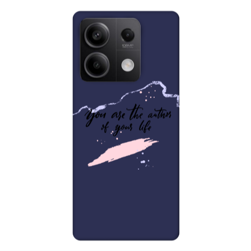 Xiaomi Redmi Note 13 5G You are the authors Dark blue Colored Silicone TPU Θήκη