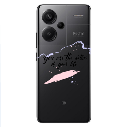 Xiaomi Redmi Note 13 Pro+ 5G  You are the authors Transparent Silicone TPU Θήκη