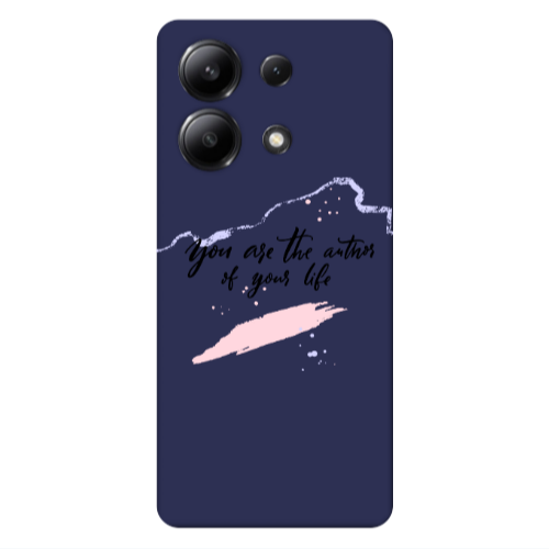 Xiaomi Redmi Note 13 4G You are the authors Dark blue Colored Silicone TPU Θήκη