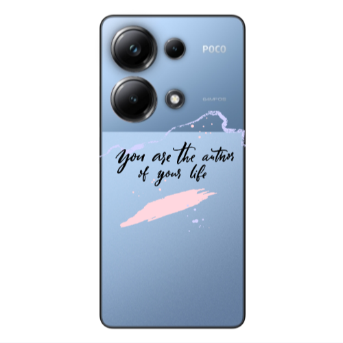 Xiaomi Poco M6 Pro 4G You are the authors Transparent Silicone TPU Θήκη