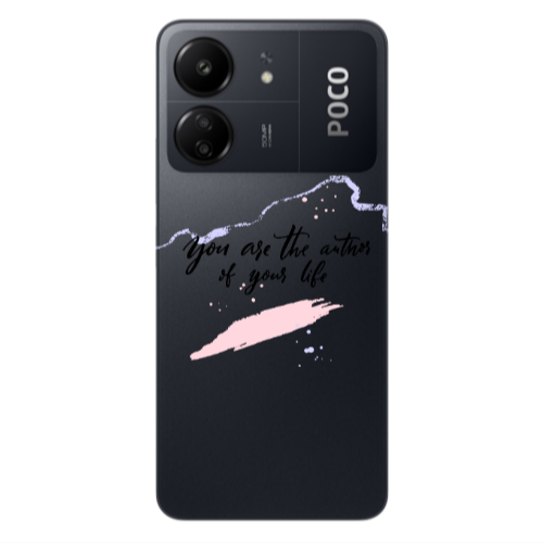Xiaomi Poco C65 You are the authors Transparent Silicone TPU Θήκη