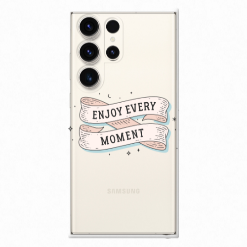Samsung S25 Ultra Enjoy Every Moment 2 Transparent Silicone TPU Θήκη