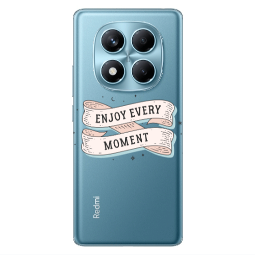 Xiaomi Redmi Note 14 Pro Enjoy Every Moment 2 Transparent Silicone TPU Θήκη