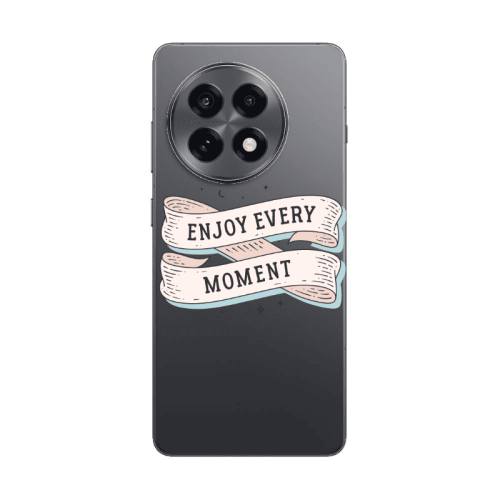 Oneplus 13 5G Enjoy Every Moment 2 Transparent Silicone TPU Θήκη