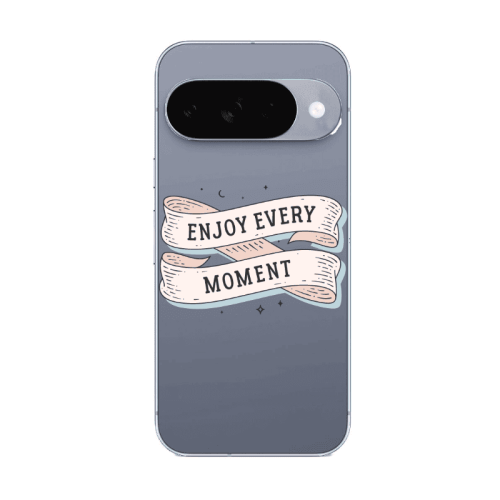 Google Pixel 10 Enjoy Every Moment 2 Transparent Silicone TPU Θήκη