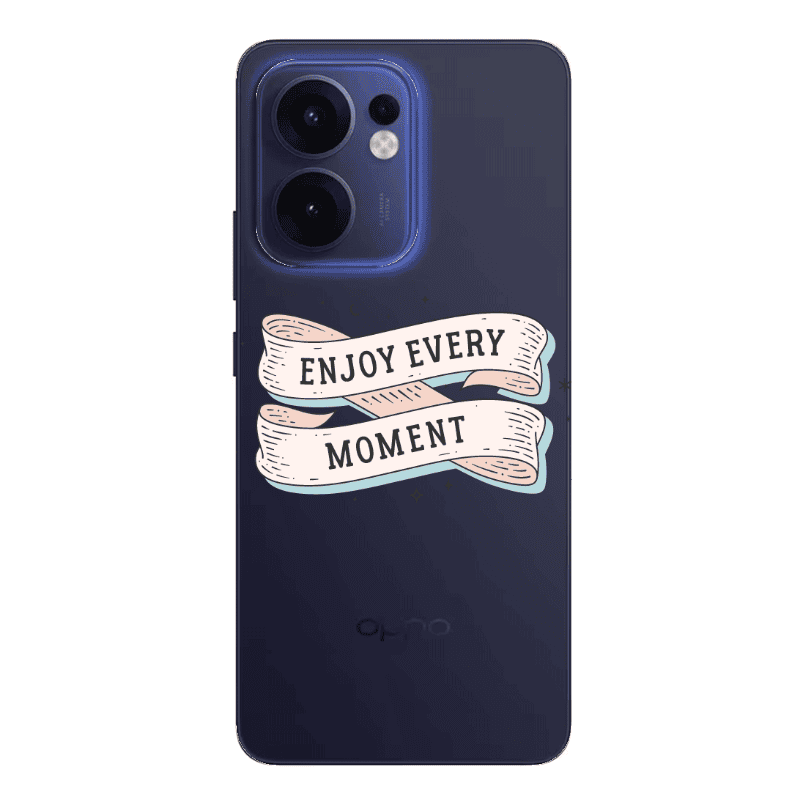 Oppo Reno13 FS Enjoy Every Moment 2 Transparent Silicone TPU Θήκη