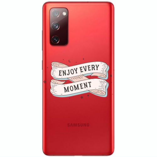 Samsung S20 FE Enjoy Every Moment 2 Transparent Silicone TPU Θήκη