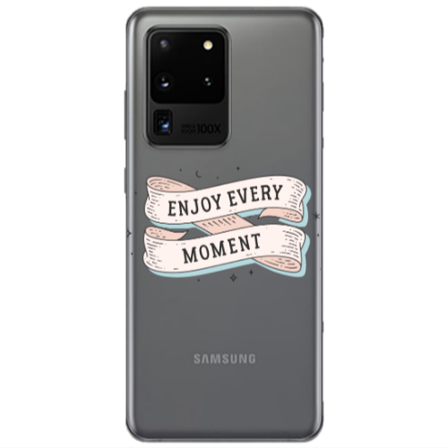 Samsung S20 Ultra Enjoy Every Moment 2 Transparent Silicone TPU Θήκη