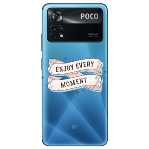 Xiaomi Poco X4 Pro Enjoy Every Moment 2 Transparent Silicone TPU Θήκη