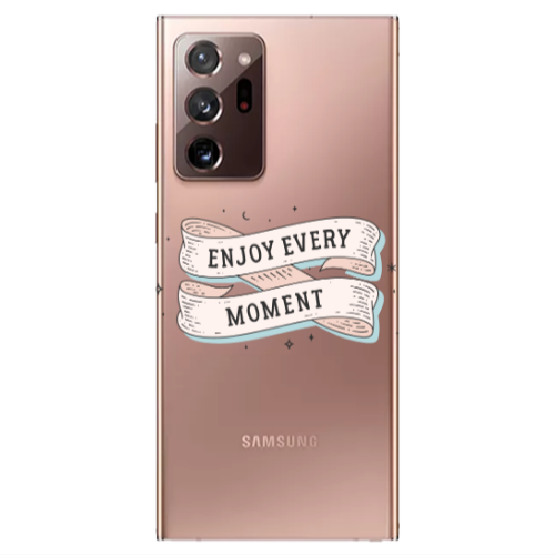 Samsung Note 20 Ultra Enjoy Every Moment 2 Transparent Silicone TPU Θήκη