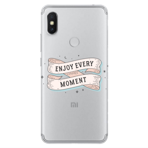 Xiaomi Redmi S2 Enjoy Every Moment 2 Transparent Silicone TPU Θήκη