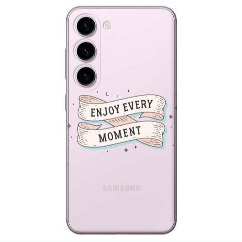 Samsung S23 Plus Enjoy Every Moment 2 Transparent Silicone TPU Θήκη