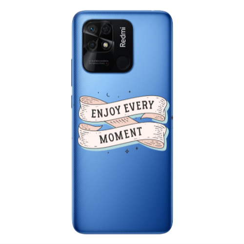Xiaomi Poco C40 Enjoy Every Moment 2 Transparent Silicone TPU Θήκη