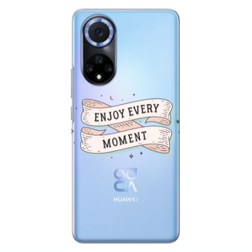 Huawei Nova 9 Enjoy Every Moment 2 Transparent Silicone TPU Θήκη