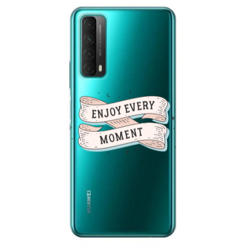 Huawei P Smart 2021 Enjoy Every Moment 2 Transparent Silicone TPU Θήκη