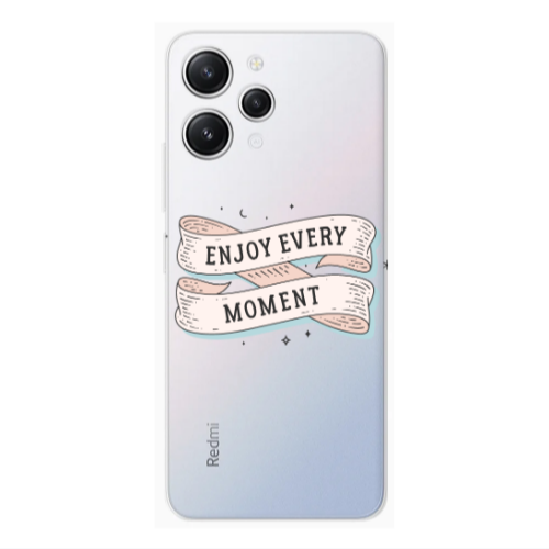 Xiaomi Redmi 12 Enjoy Every Moment 2 Transparent Silicone TPU Θήκη
