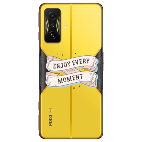 Xiaomi Poco F4 Gt Enjoy Every Moment 2 Transparent Silicone TPU Θήκη