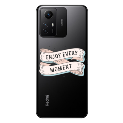 Xiaomi Redmi Note 12s Enjoy Every Moment 2 Transparent Silicone TPU Θήκη