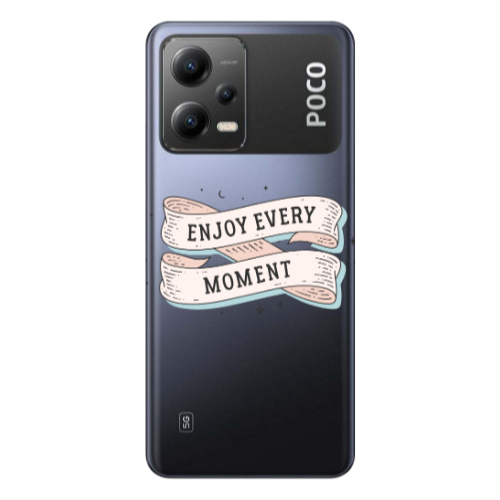 Xiaomi Poco X5 Enjoy Every Moment 2 Transparent Silicone TPU Θήκη