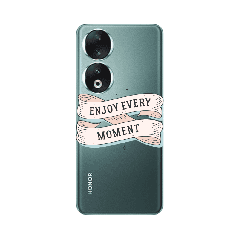 Honor 90 5G Enjoy Every Moment 2 Transparent Silicone TPU Θήκη