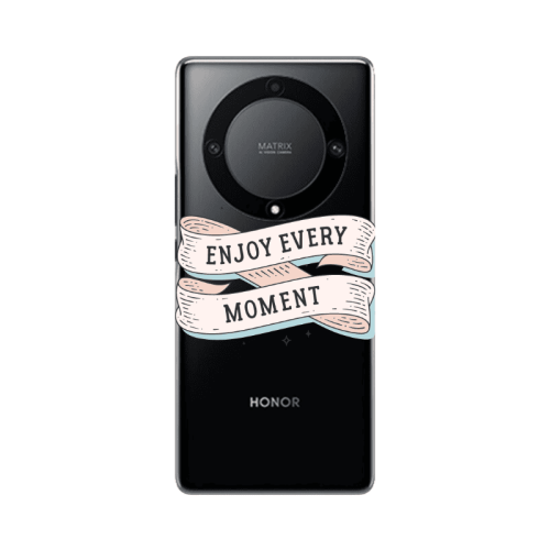 Honor Magic5 Lite 5G Enjoy Every Moment 2 Transparent Silicone TPU Θήκη