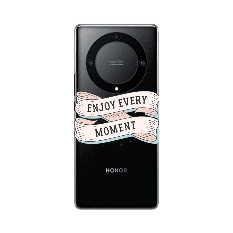Honor Magic5 Lite 5G Enjoy Every Moment 2 Transparent Silicone TPU Θήκη