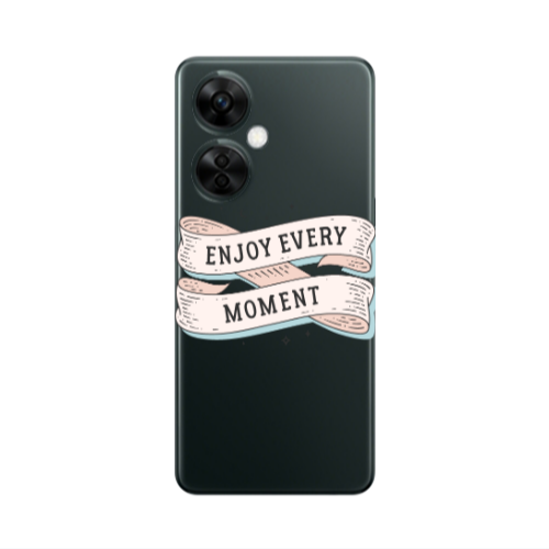 Oneplus Nord CE 3 Lite 5G Enjoy Every Moment 2 Transparent Silicone TPU Θήκη