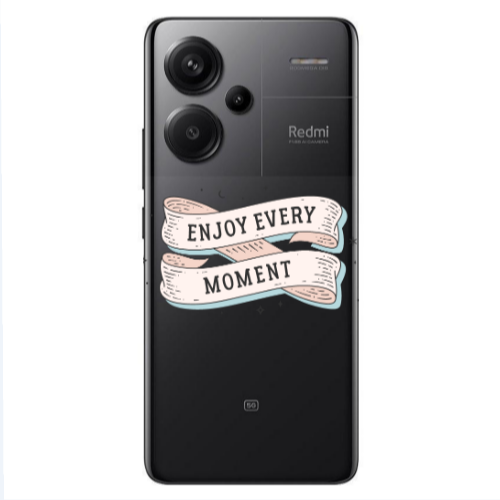Xiaomi Redmi Note 13 Pro+ 5G  Enjoy Every Moment 2 Transparent Silicone TPU Θήκη