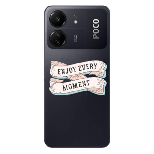 Xiaomi Poco C65 Enjoy Every Moment 2 Transparent Silicone TPU Θήκη