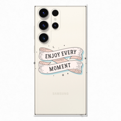 Samsung S24 Ultra Enjoy Every Moment 2 Transparent Silicone TPU Θήκη