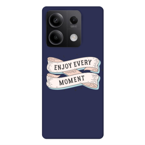 Xiaomi Redmi Note 13Pro 5G Enjoy Every Moment 2 Dark blue Colored Silicone TPU Θήκη