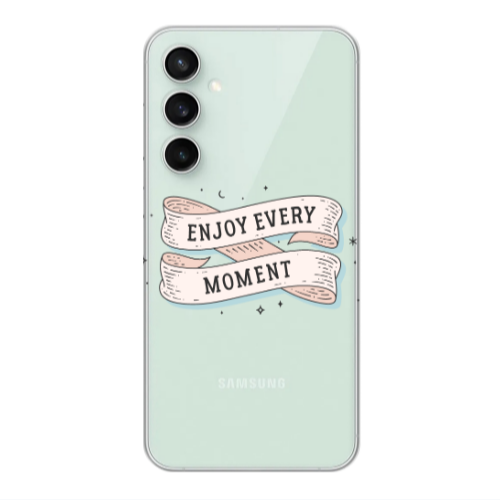 Samsung S24 FE Enjoy Every Moment 2 Transparent Silicone TPU Θήκη