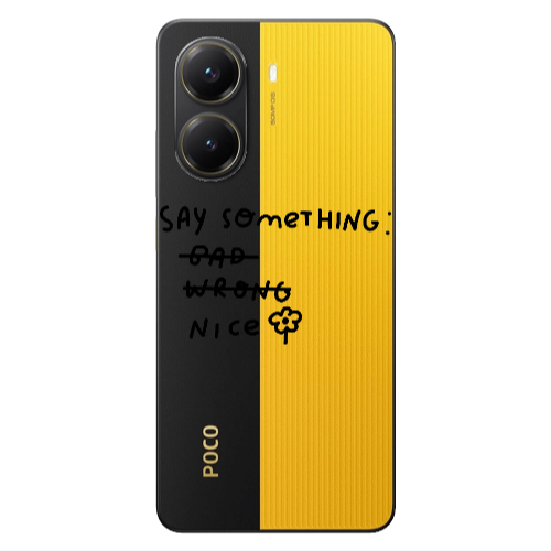 Xiaomi Poco X7 Pro Say Something Transparent Silicone TPU Θήκη