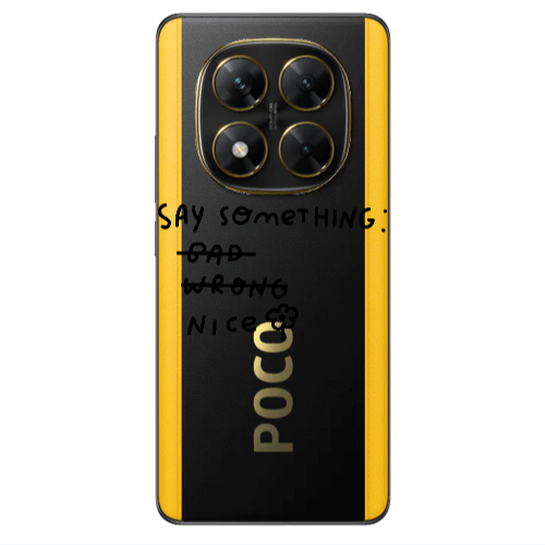 Xiaomi Poco X7 Say Something Transparent Silicone TPU Θήκη