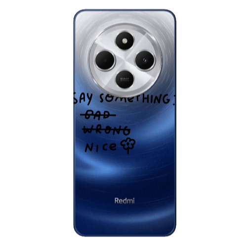 Xiaomi Redmi 14c Say Something Transparent Silicone TPU Θήκη