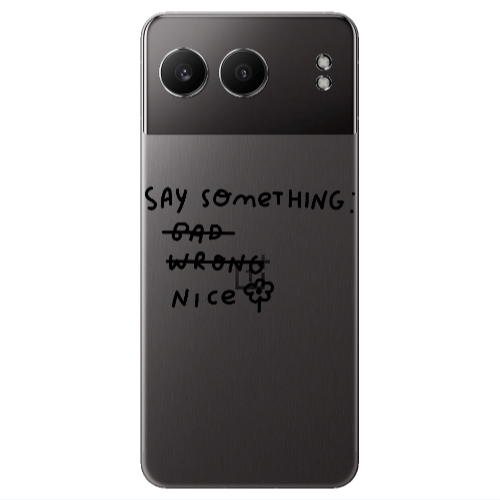 Oneplus Nord 4 Say Something Transparent Silicone TPU Θήκη