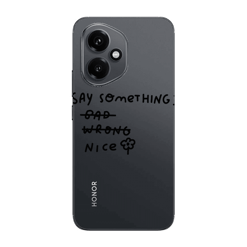 Honor Magic 400 Say Something Transparent Silicone TPU Θήκη