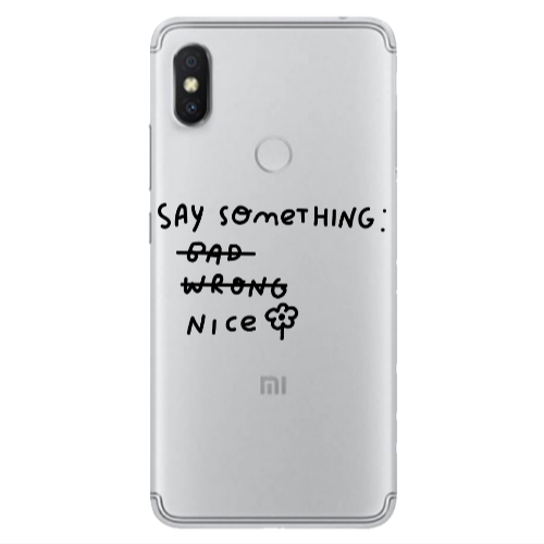 Xiaomi Redmi S2 Say Something Transparent Silicone TPU Θήκη