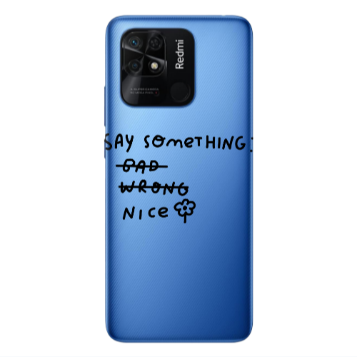 Xiaomi Poco C40 Say Something Transparent Silicone TPU Θήκη